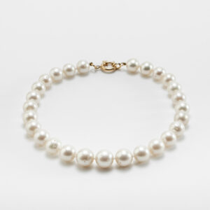 Necklace with Australian Pearls and Gold Clasp